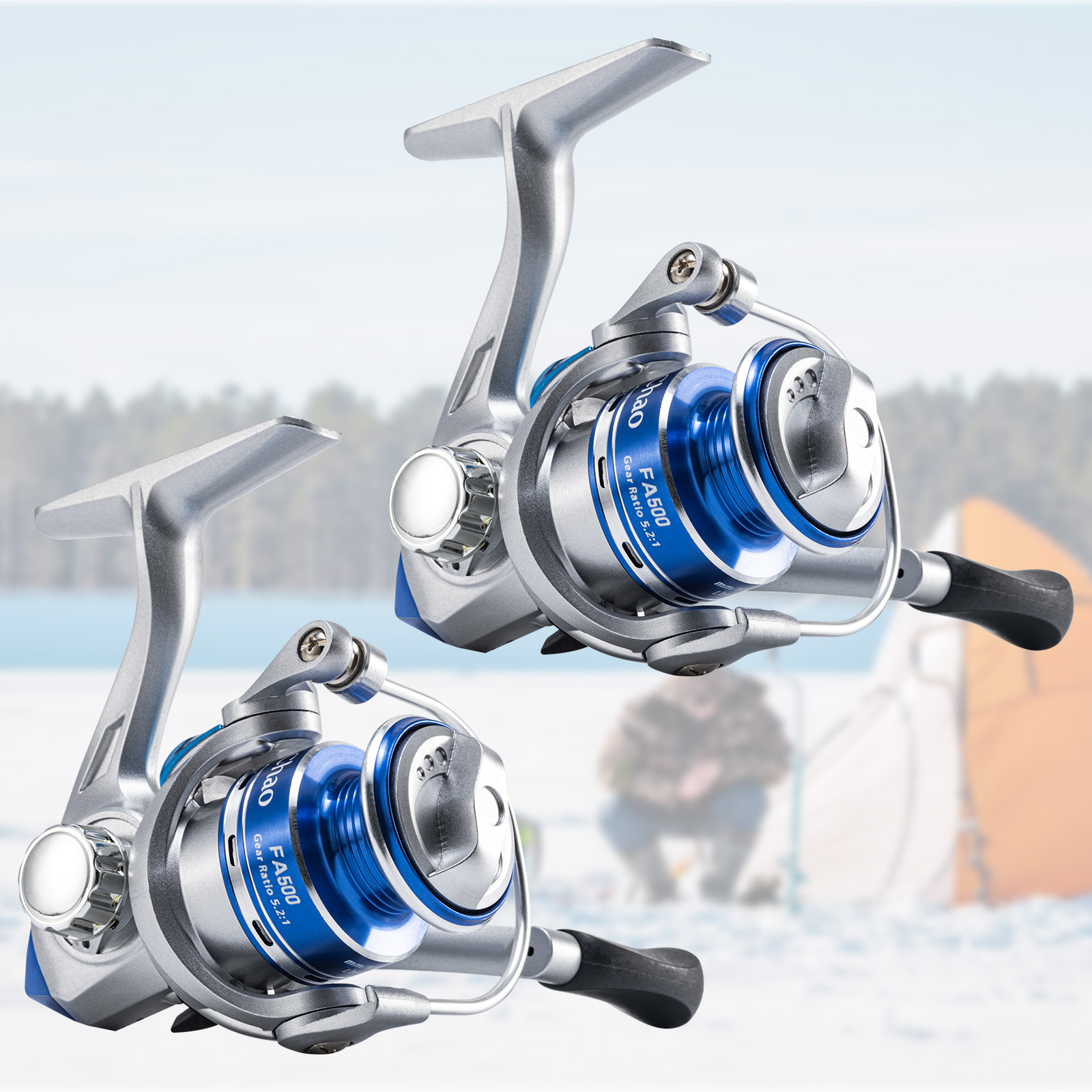 Ice Fishing Line - Goture Nowe Kołowrotki do Łowienia Pod