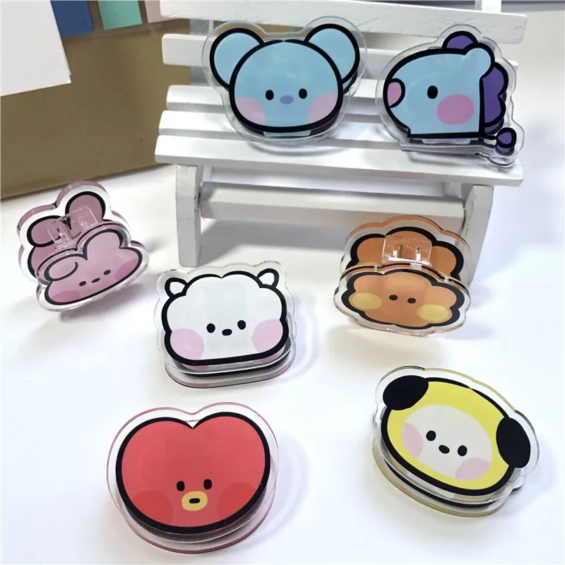 Tippet Line - Kawaii BT21 Klips do notatek Akrylowy