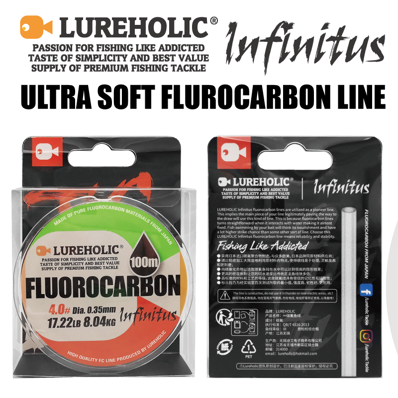 Żyłka wędkarska Lureholic Infi – Fluorocarbon Line recenzja i cena